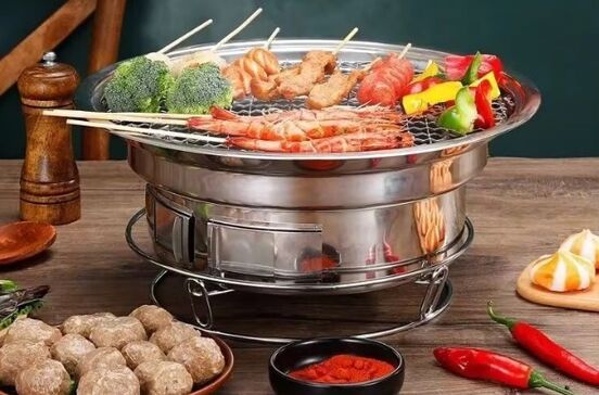 Grelhador de mesa portátil estilo hibachi