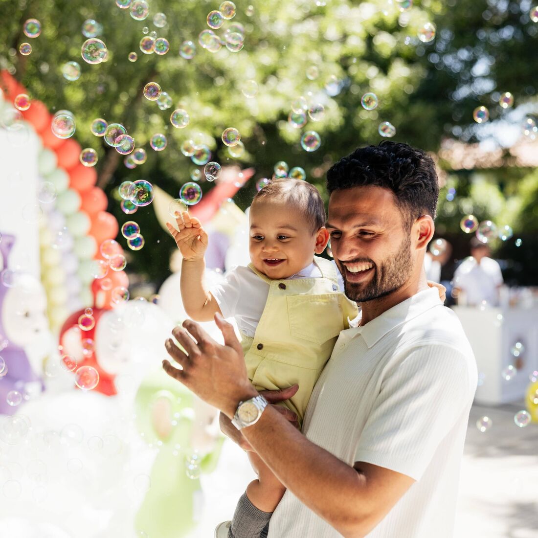 Gonçalo Ramos e o filho