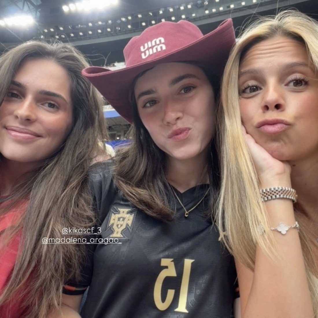 Catarina Barreiros, Madalena Aragão, e Carolina Cunha e Silva