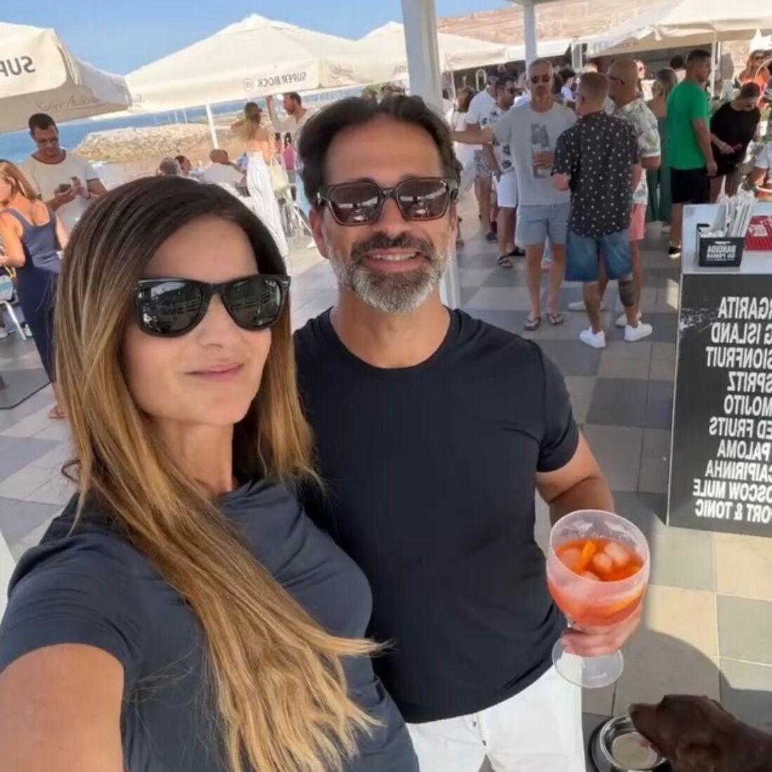 Rui Pedro com a nova namorada, Carla