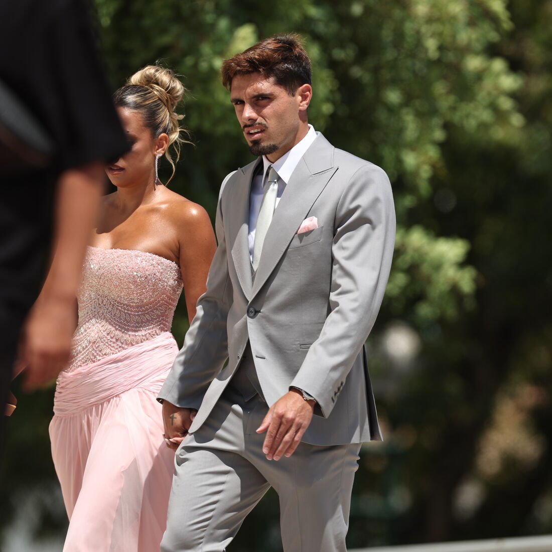 Gonçalo Ramos e os amigos futebolistas no seu casamento