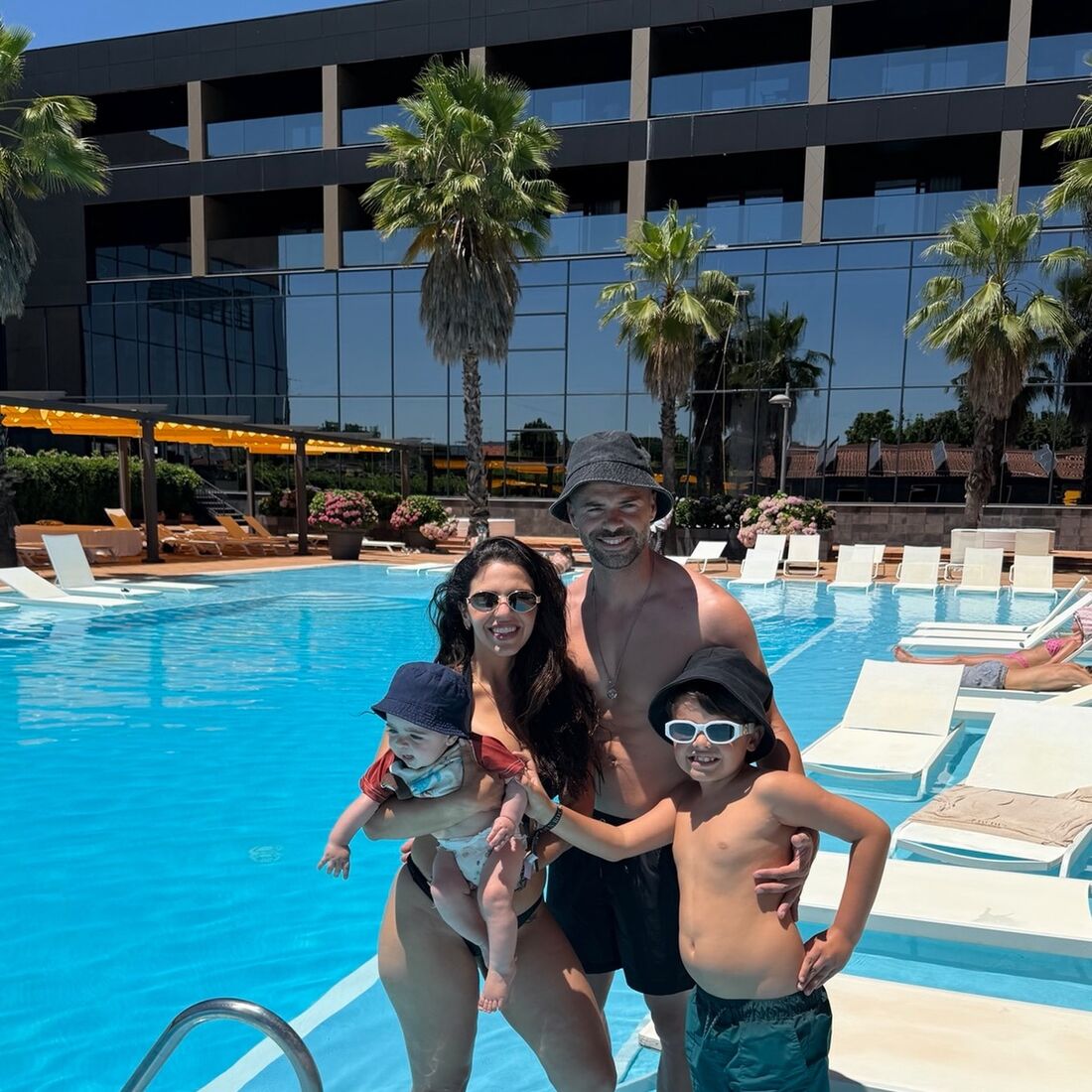 Ruben e Tatiana Boa Nova e filhos