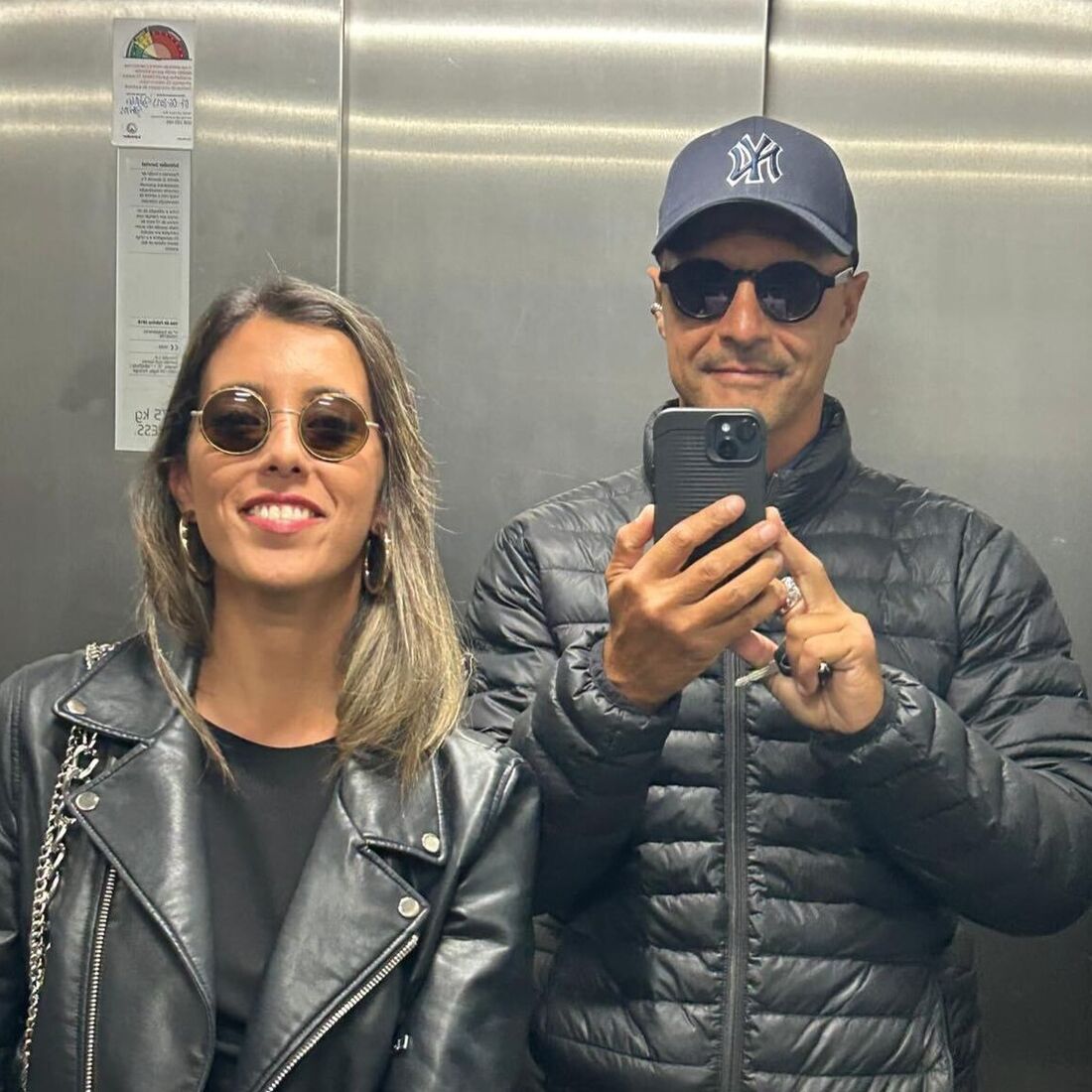 Pedro Hossi e namorada