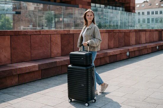 Mala de viagem American Tourister, linha Flashline