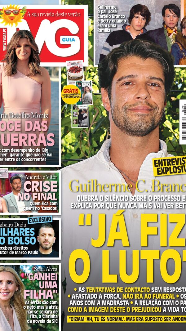 Guilherme Castelo branco: 'Já Fiz o Luto'