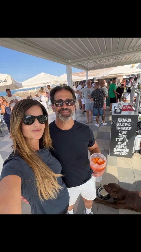 Rui Pedro com a nova namorada, Carla
