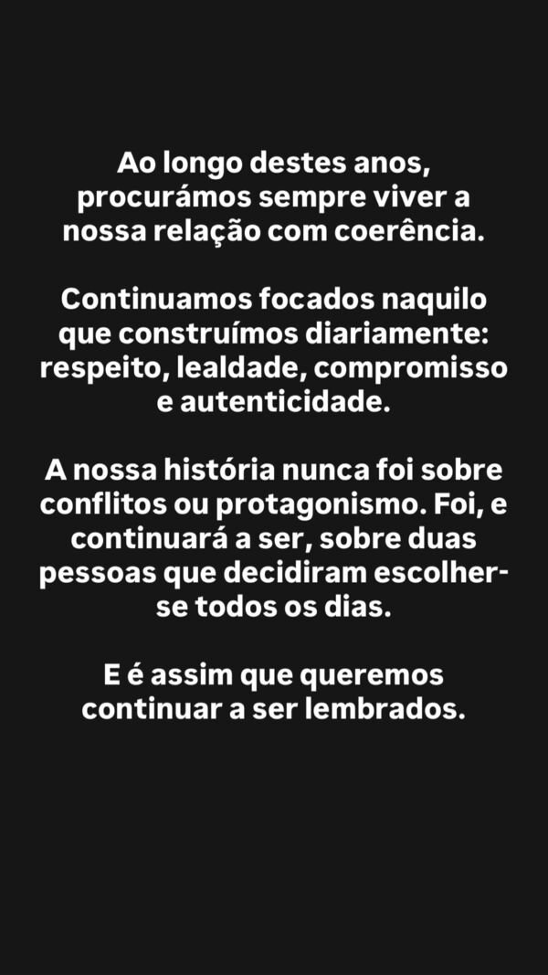 Paulo e inês, story, casados