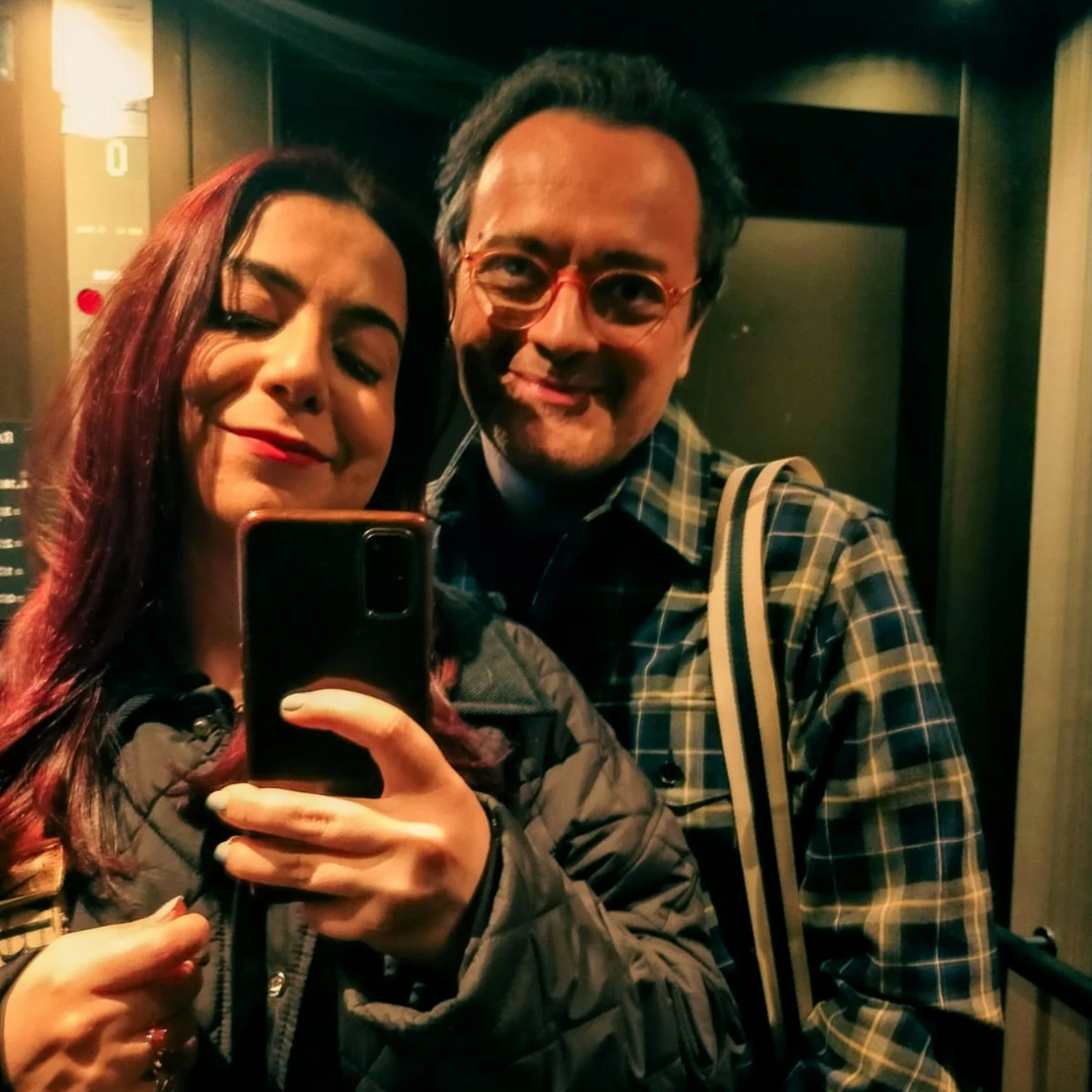 Rui Malheiro e a mulher Débora