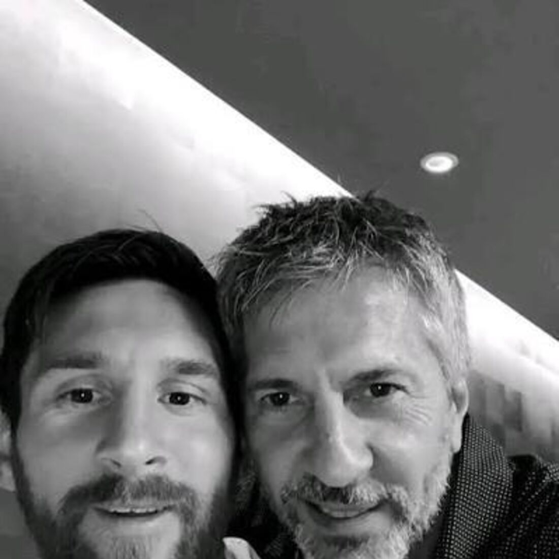 Jorge e Lionel Messi