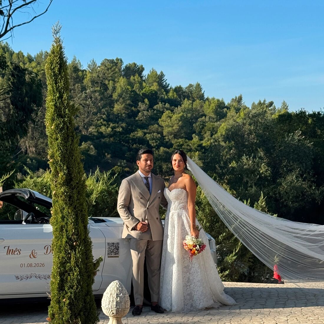 Daniel Palmeiro do 'Love On Top' casou-se com Inês Brito