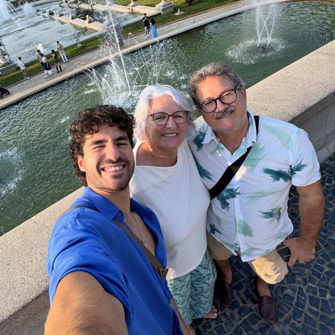 José Condessa e os pais