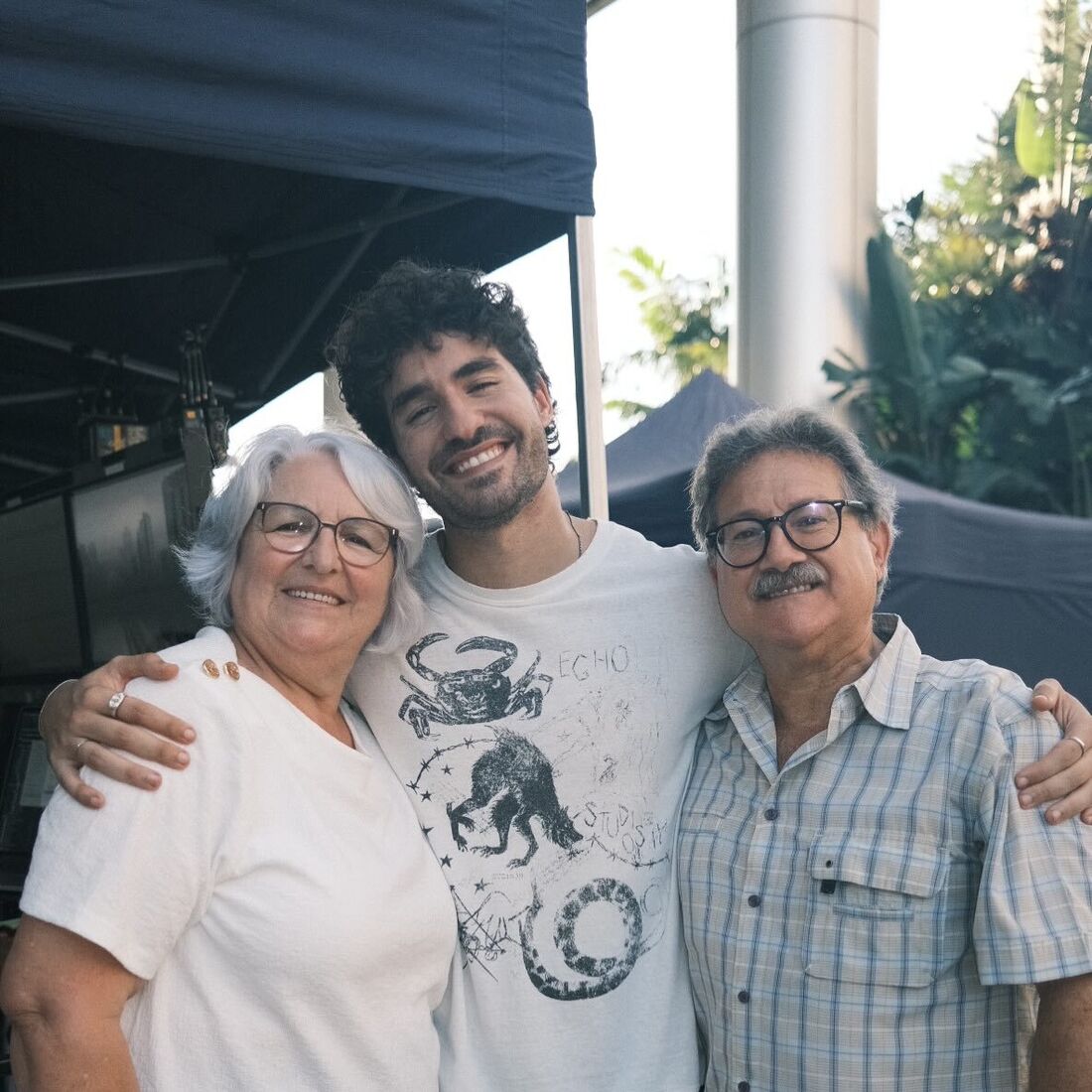José Condessa e os pais