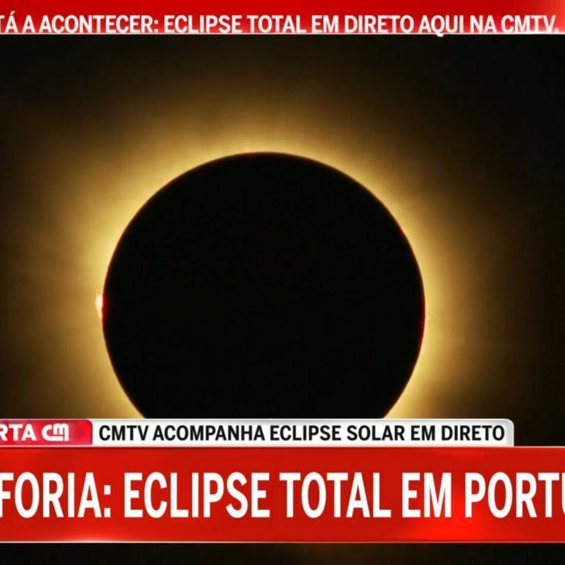 CMTV líder absoluta de televisão eclipsa concorrência
