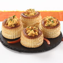 Vol-au-Vent com ovos e farinheira