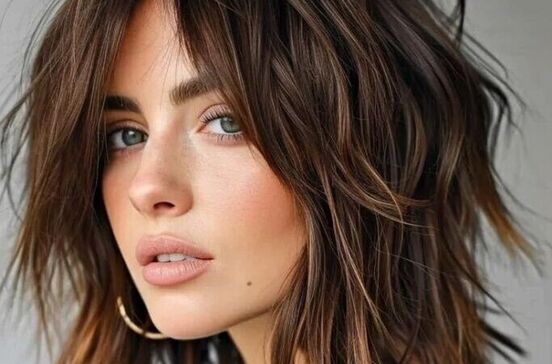Mulher cuidados de beleza e cabelos