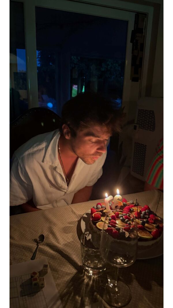 Lourenço Ortigão celebra aniversário e mostra-se ansioso por ser pai pela segunda vez