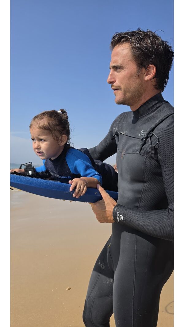 Tiago Teotónio Pereira e filha Júlia
