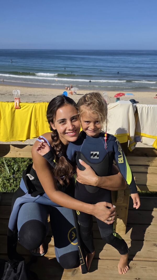 Rita Patrocínio e filha Camila