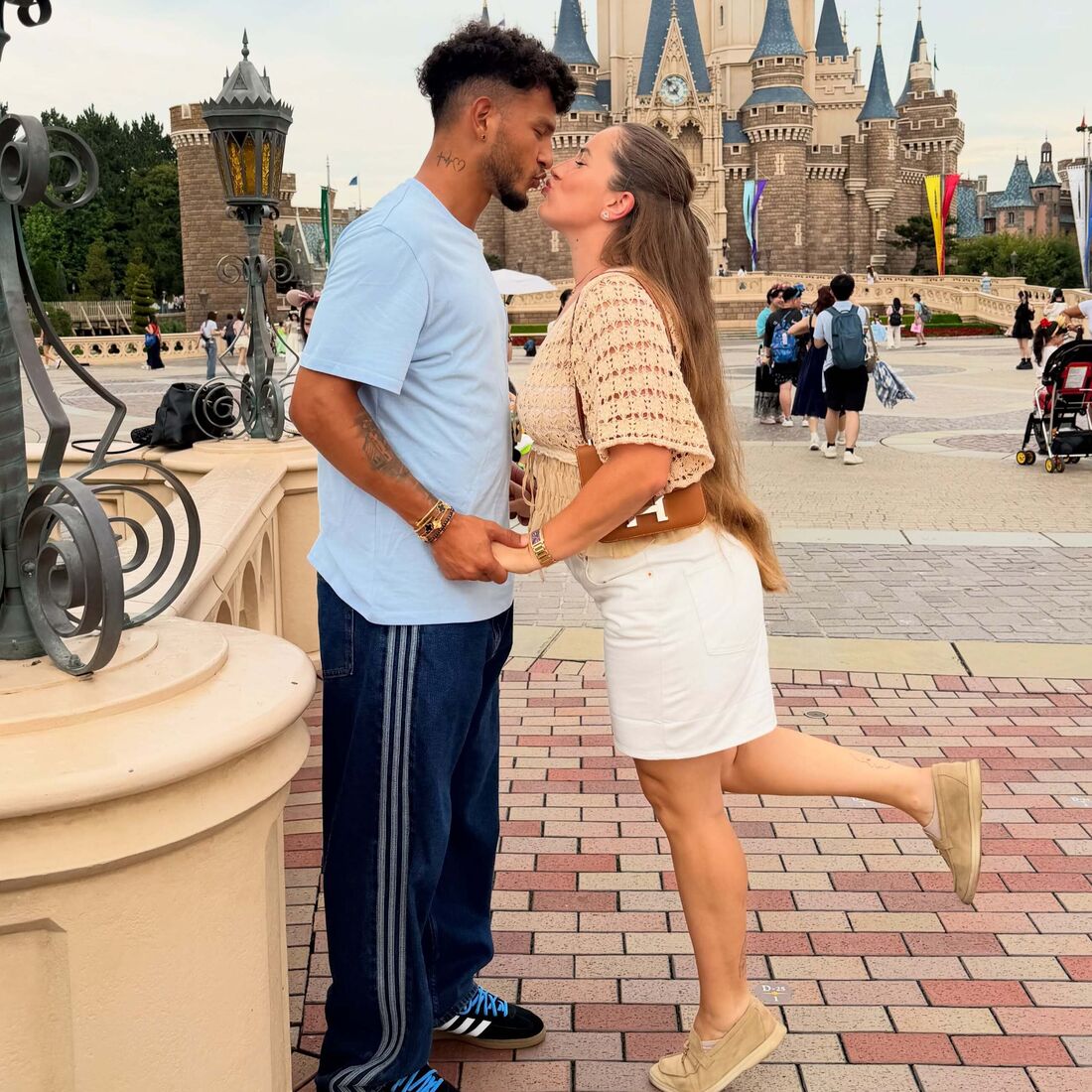 Luis Suárez e a mulher, Carolina