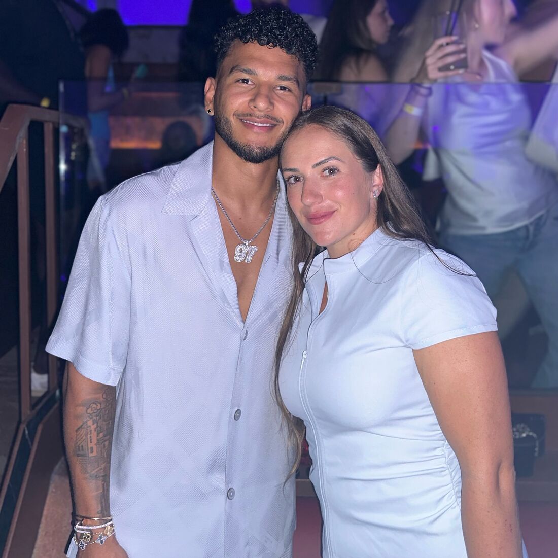 Luis Suárez e a mulher, Carolina