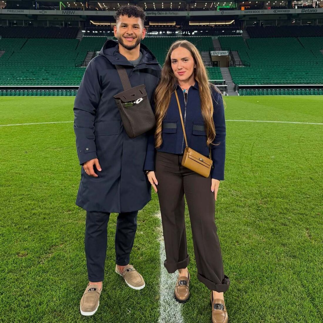Luis Suárez e a mulher, Carolina