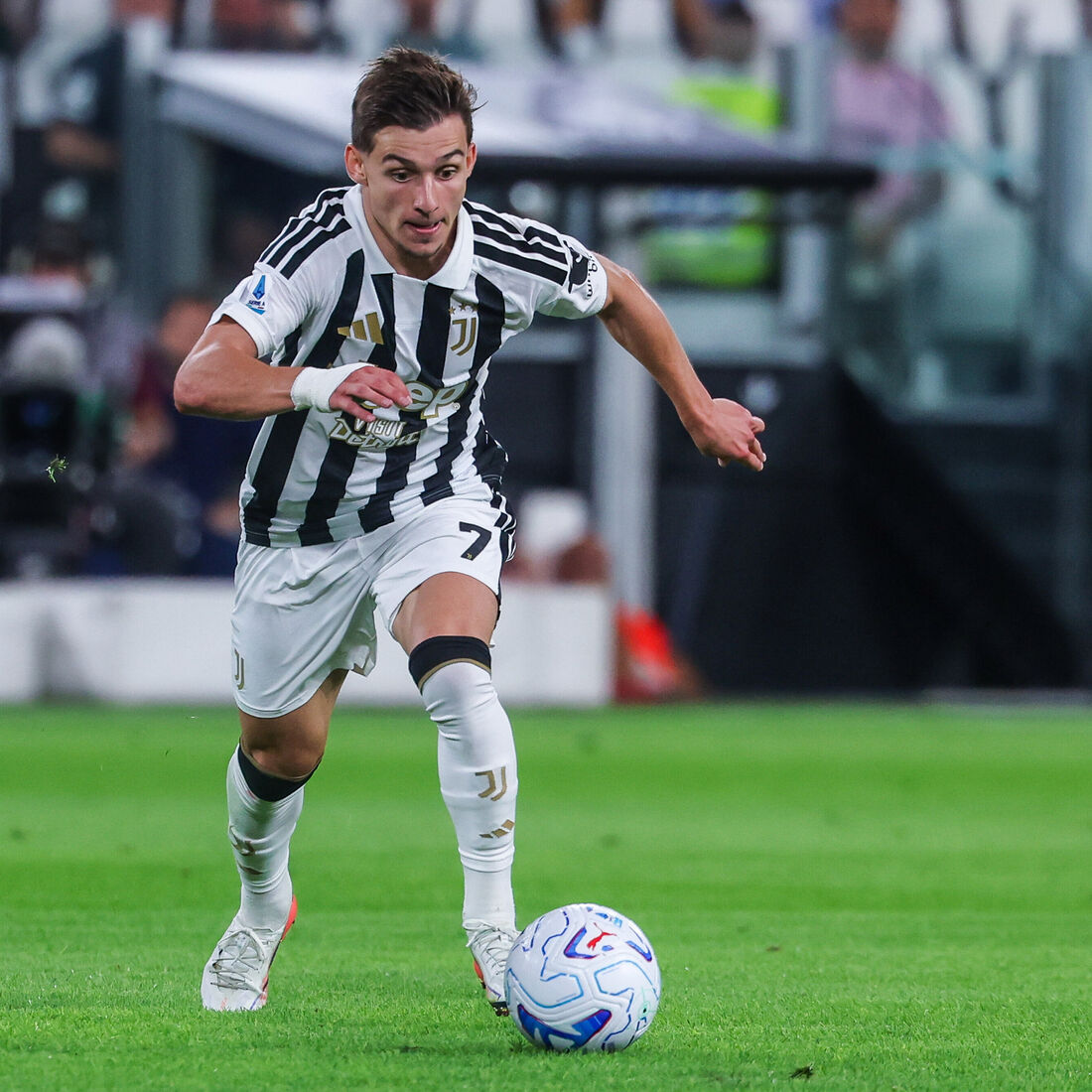 Francisco Conceicao of Juventus FC seen in action during Serie A Enilive 2026/27 football match between Juventus FC and Parma