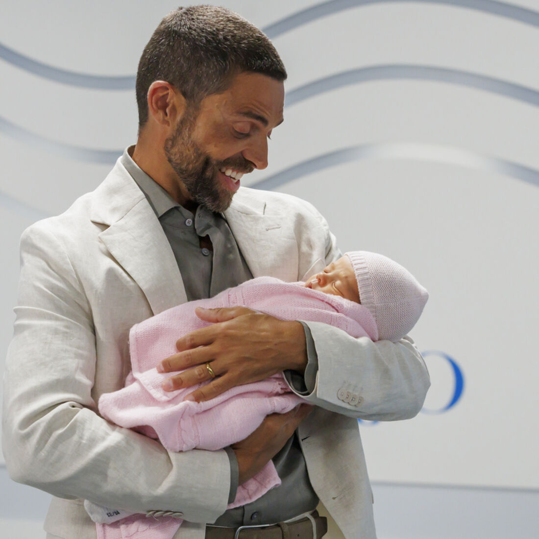 Diogo Amaral com a sua filha