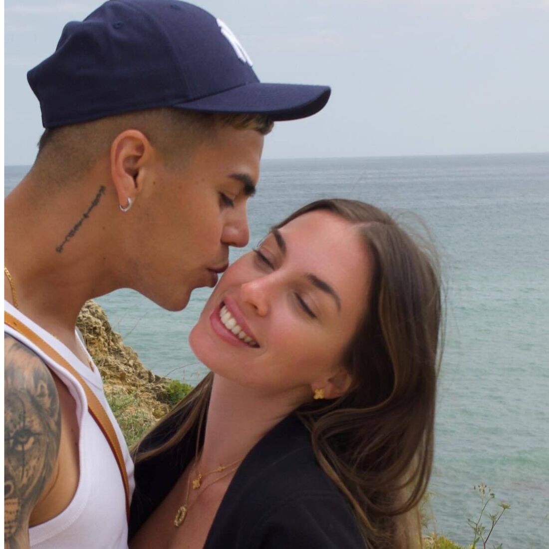 Enzo Barrenechea com a namorada, Julieta