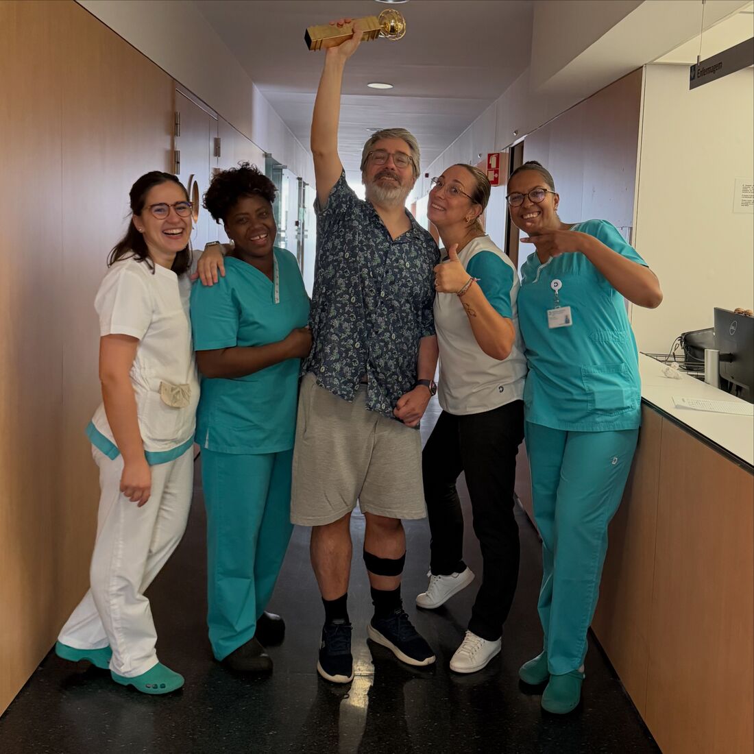 Nuno Markl, hospital