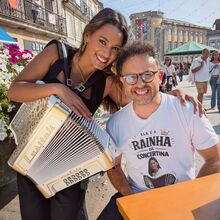 Lara Lopes com João Paulo Rodrigues