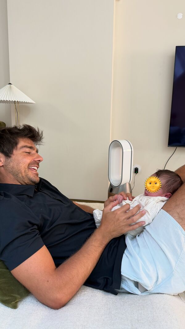Lourenço Ortigão e filha Julieta