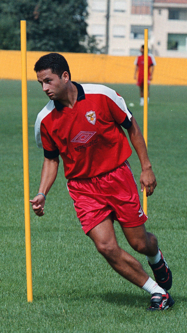 Ramos, pai de Gonçalo Ramos, no Salgueiros