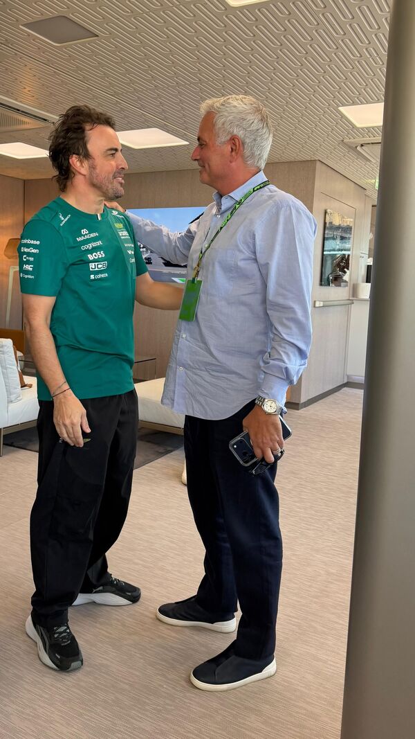 Fernando Alonso e José Mourinho