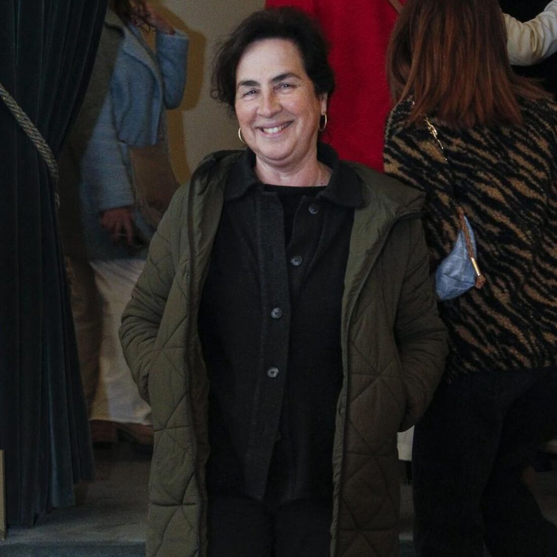 Rita Blanco na entrada para o espectáculo