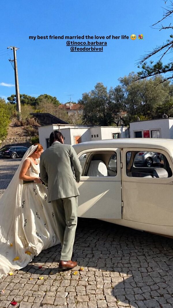 Bárbara Tinoco, casamento