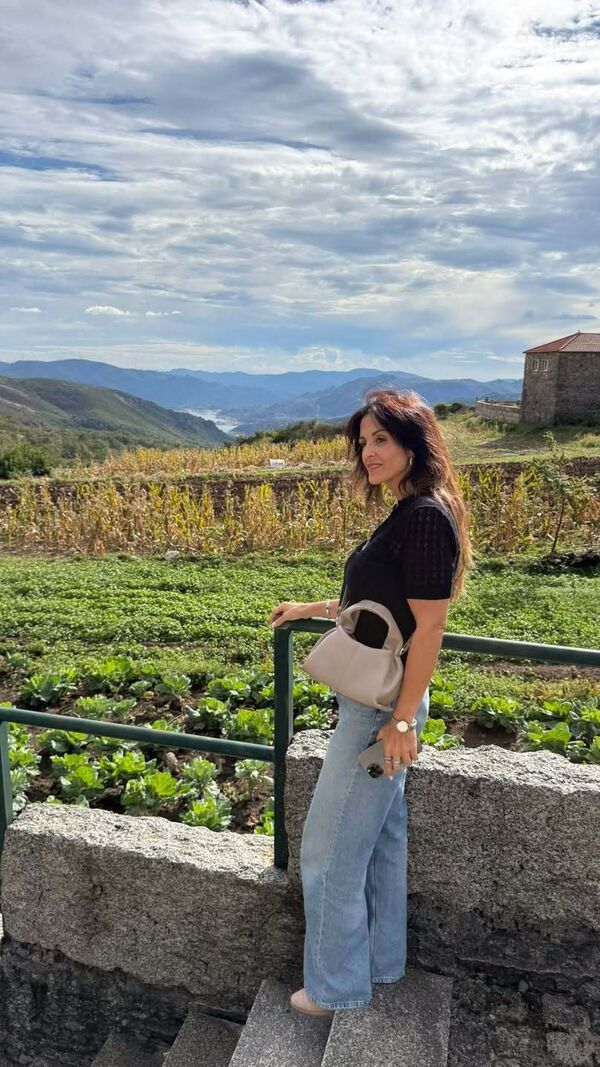 Ana Morina e o namorado