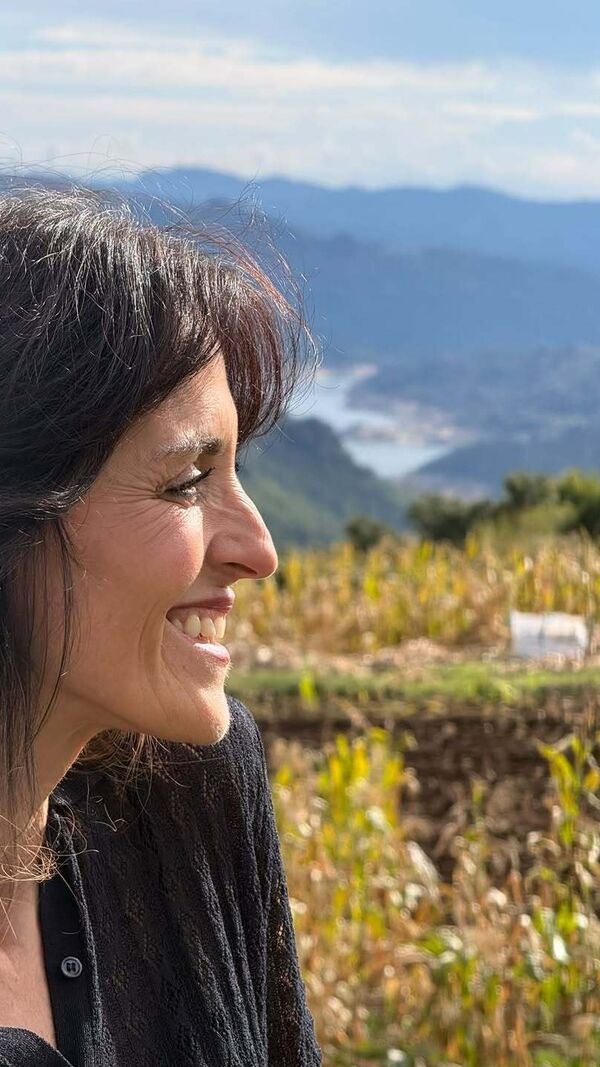 Ana Morina e o namorado