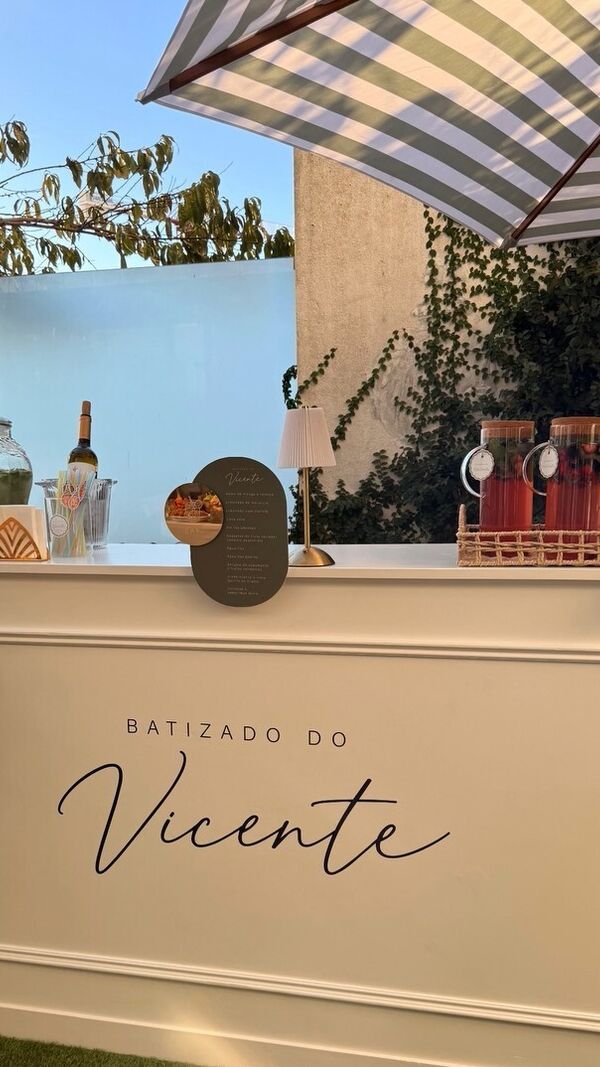 Batizado do filho de Maria Botelho Moniz